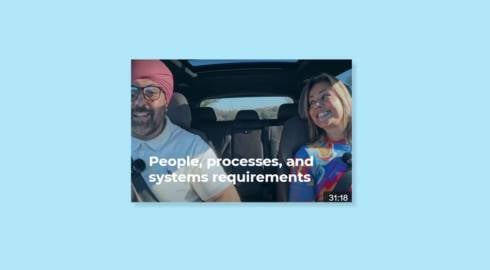 Driving productivity with people, processes, and systems requirements